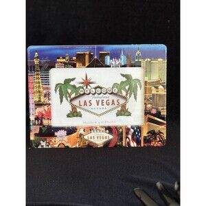 Las Vegas Photo Frame Ceramic Nevada Vacation Souvenir Picture Trip Fun READ